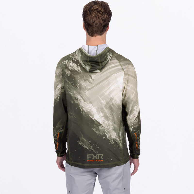 Chargez l'image dans la visionneuse de la galerie, DerbySwellAirUPF_PO_Hoodie_M_MossOrange_252098-_7930_back**hover**
