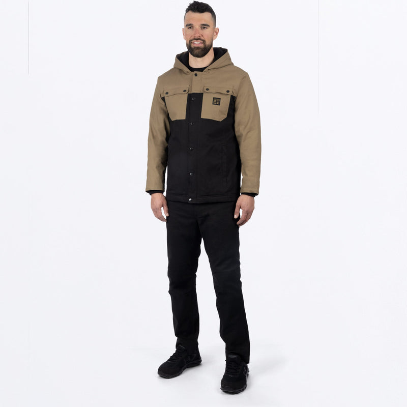 Chargez l'image dans la visionneuse de la galerie, UnisexRoughneckCanvas_Jacket_CanvasBlack_SKU_242061-_1510_Extra1

