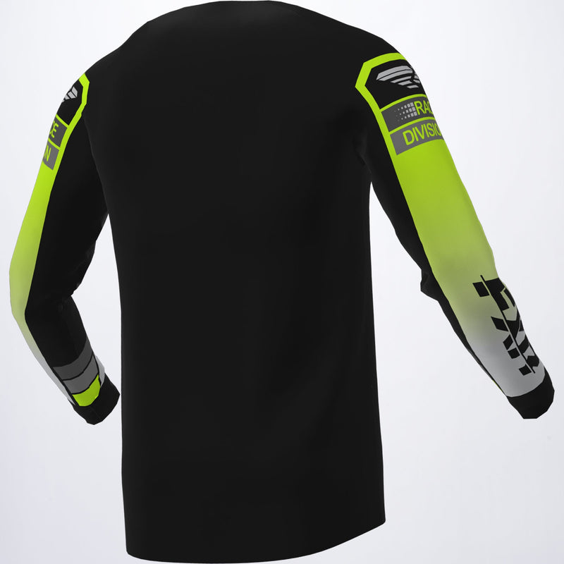 Chargez l'image dans la visionneuse de la galerie, Clutch_MXJersey_BlackGreyHiVis_233328-_1065_back**hover**
