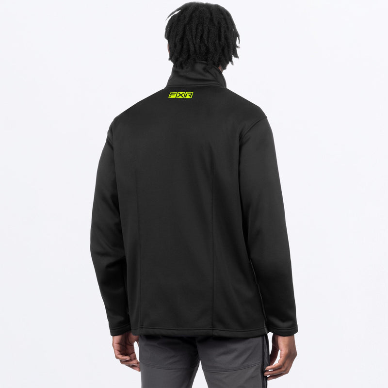 Chargez l'image dans la visionneuse de la galerie, ElevationTech_ZipUp_M_BlackHiVis_231101-_1065_back

