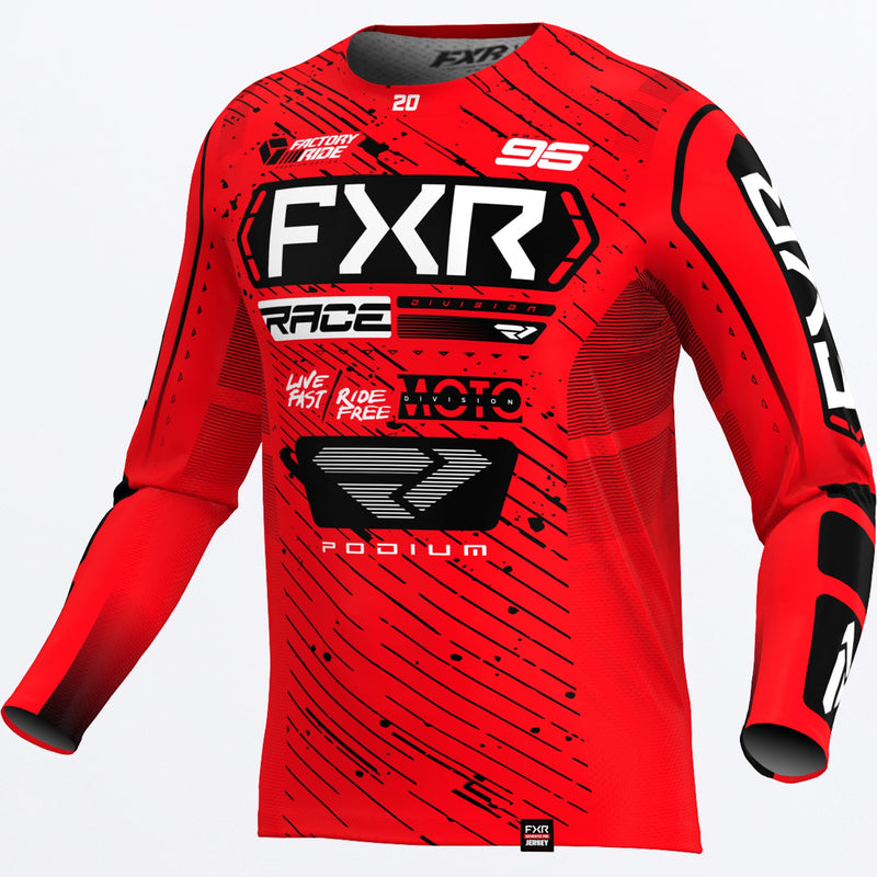 Chargez l'image dans la visionneuse de la galerie, CustomPodium_MXJersey_YTH_RedBlk_253309-_2010_front
