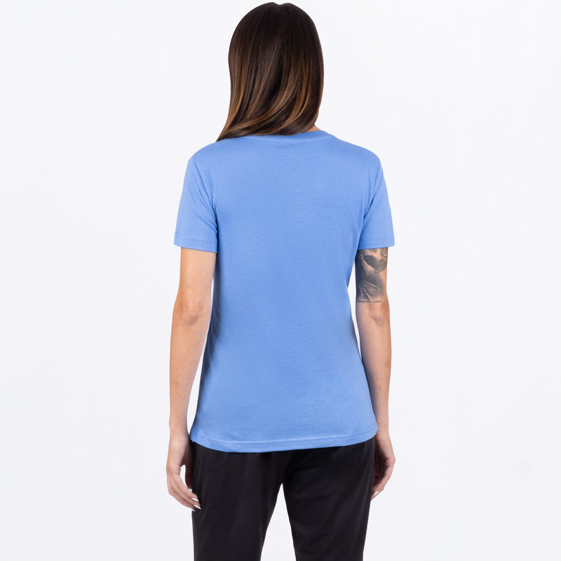 Chargez l'image dans la visionneuse de la galerie, Podium_PremiumTShirt_W_TranquilBlueEPink_242227-_4194_back**hover**
