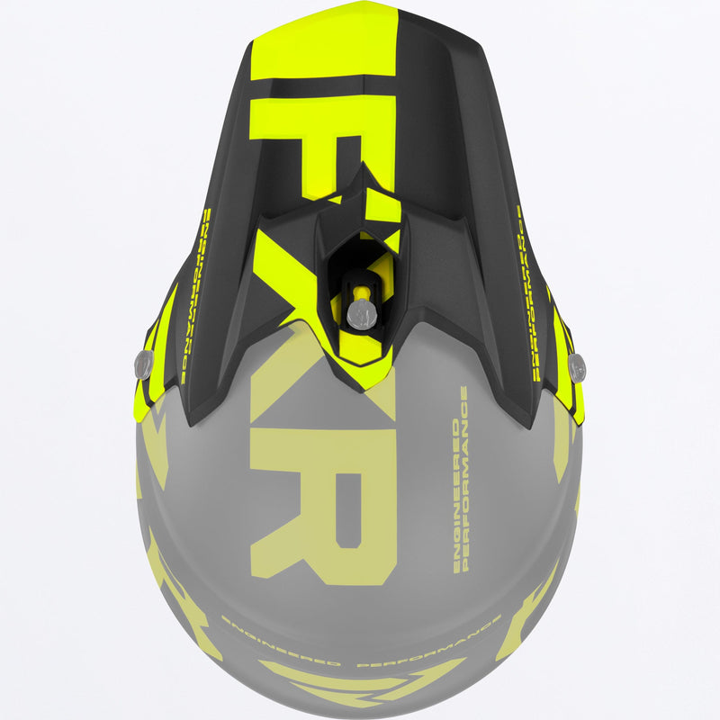 Chargez l'image dans la visionneuse de la galerie, TorqueTeam_HelmetPeak_BlackHiVis_221711-_1065_front
