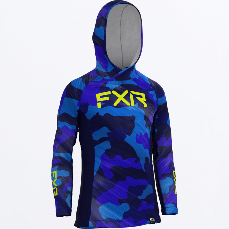 Chargez l'image dans la visionneuse de la galerie, AttackUPFPO_Hoodie_Y_BlueCamoHiVis_242272-_4165_Front
