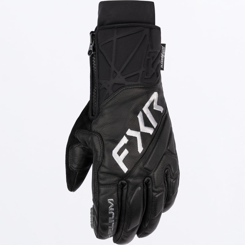 Chargez l'image dans la visionneuse de la galerie, MHeliumLeatherShortCuff_Glove_Black_SKU_260813-_1000_Front
