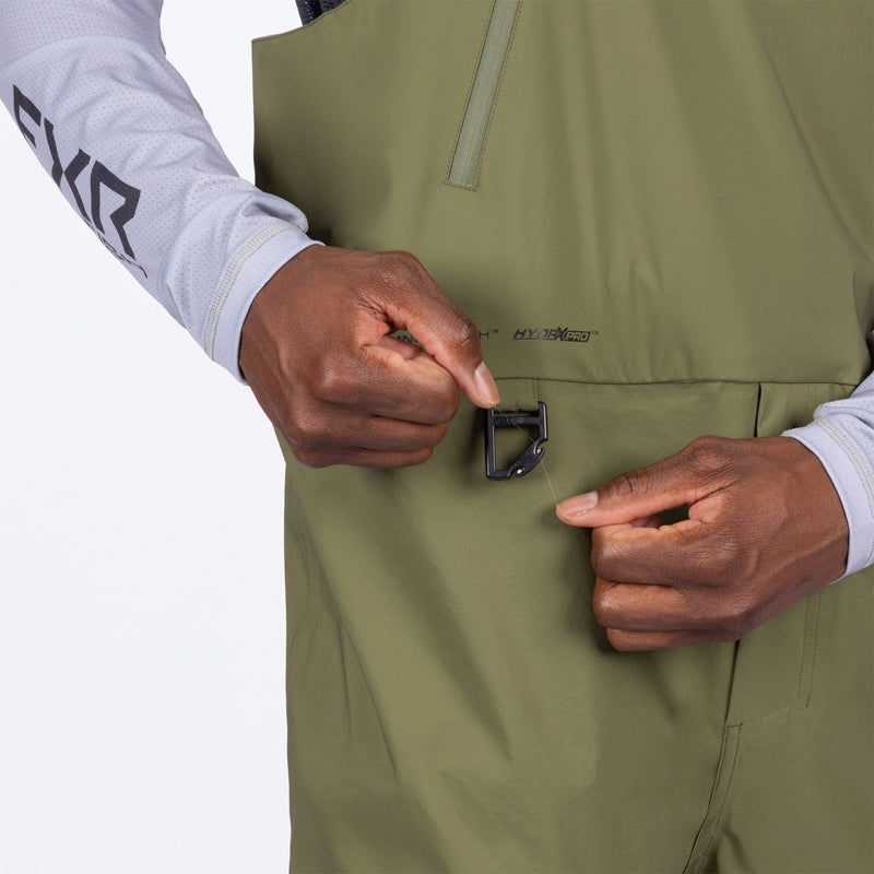 Chargez l'image dans la visionneuse de la galerie, MAdventureLiteTri-LaminateBib_Pant_Moss_SKU_242100-_7900_Extra3
