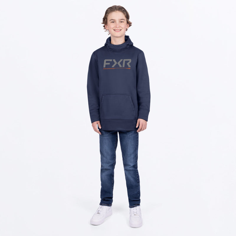 Chargez l'image dans la visionneuse de la galerie, YthHydrogenTechPO_Hoodie_MidnightOrange_SKU_271505-_4730_Extra1
