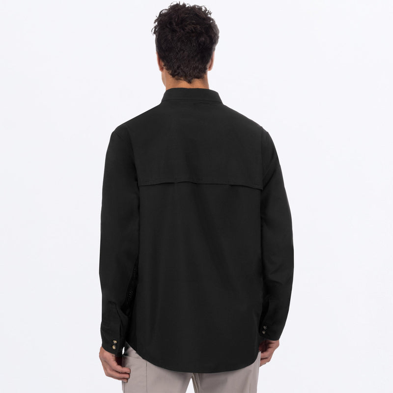Chargez l'image dans la visionneuse de la galerie, MBreezePerformanceUPFLS_Shirt_Black_SKU_232043-_1000_Extra

