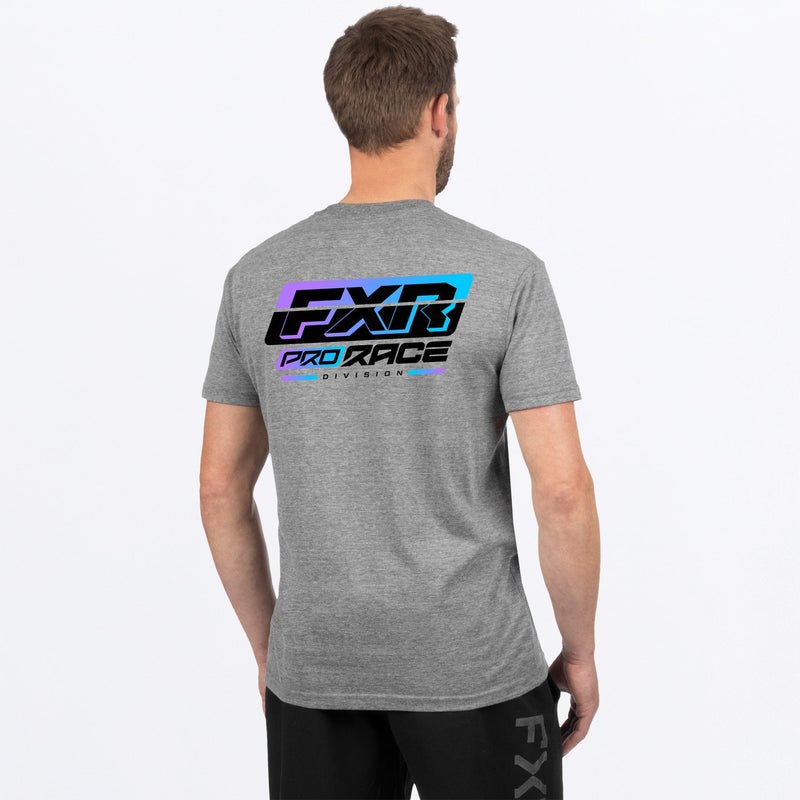 Chargez l'image dans la visionneuse de la galerie, RaceDiv_PremiumTShirt_M_GreyHeather_242066-_0700_back
