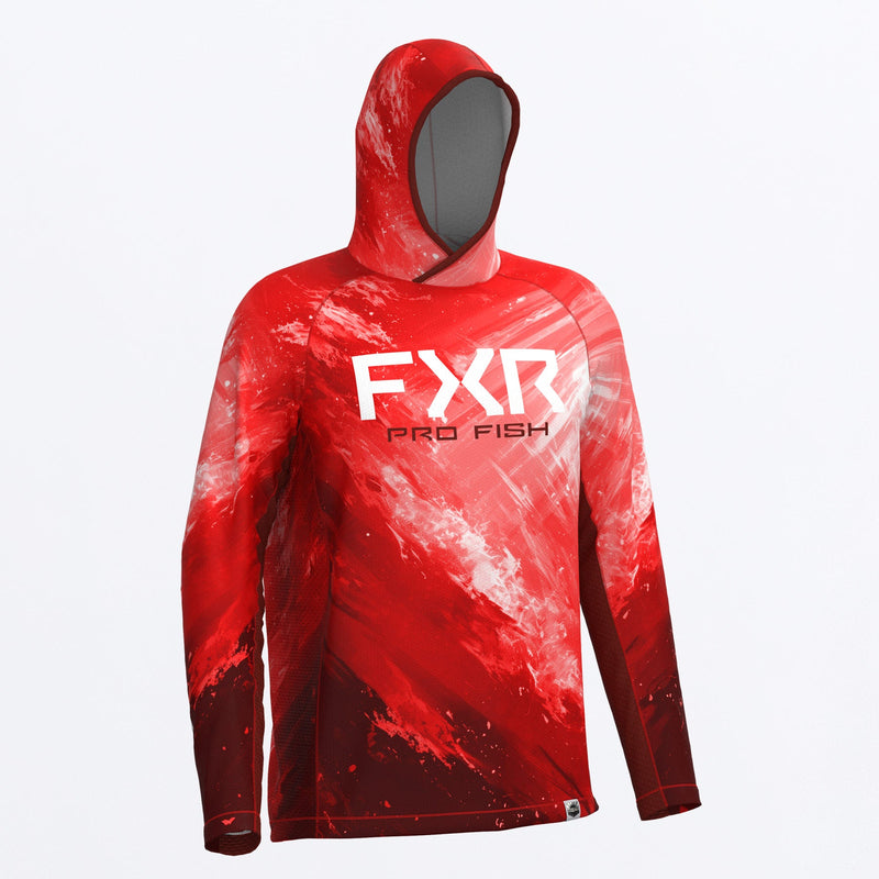 Chargez l'image dans la visionneuse de la galerie, DerbySwellAirUPF_PO_Hoodie_M_RedOxblood_252098-_2027_front
