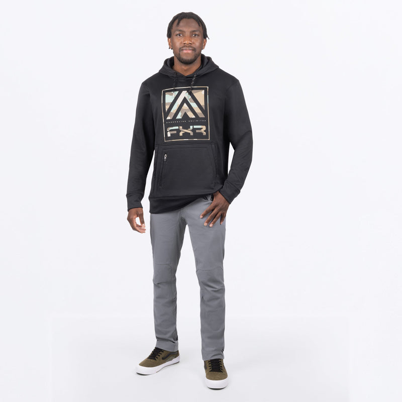 Chargez l'image dans la visionneuse de la galerie, Adrenaline_TechPOHoodie_M_BlackEarthCamo_248301-_1076_modelfullbody
