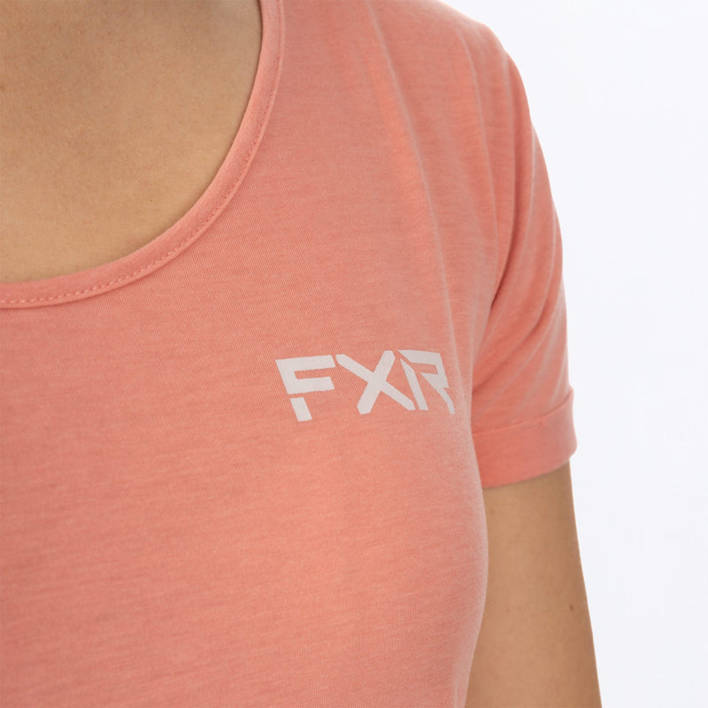 Chargez l'image dans la visionneuse de la galerie, Lotus_Active_Tshirt_W_MutedMelon_232255-_9300_DetailLogo
