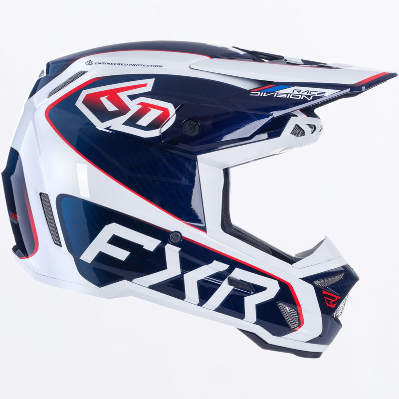 Chargez l'image dans la visionneuse de la galerie, 6DATR-3FIM_Helmet_WhiteRedBlue_SKU_260630-_0120_Extra2
