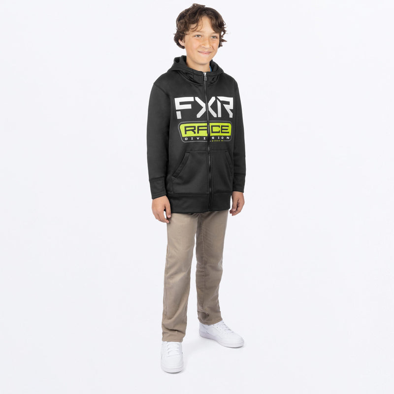 Chargez l'image dans la visionneuse de la galerie, RaceDivTech_Hoodie_Y_BlackHiVis_241502-_1065_Fullbody

