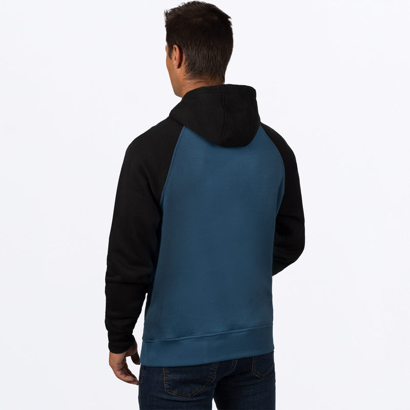 Chargez l'image dans la visionneuse de la galerie, UnisexBroadcastPOHoodie_M_DarkSteelBlack_231156-_0310_back
