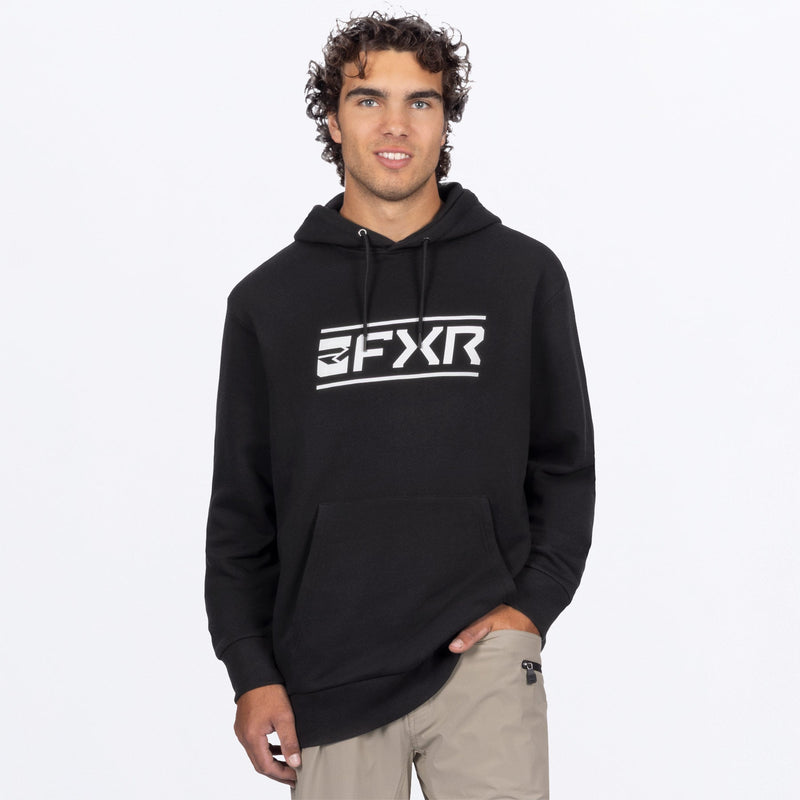 Chargez l'image dans la visionneuse de la galerie, MVictoryCottonPO_Hoodie_BlackWhite_SKU_262019-_1001_Front
