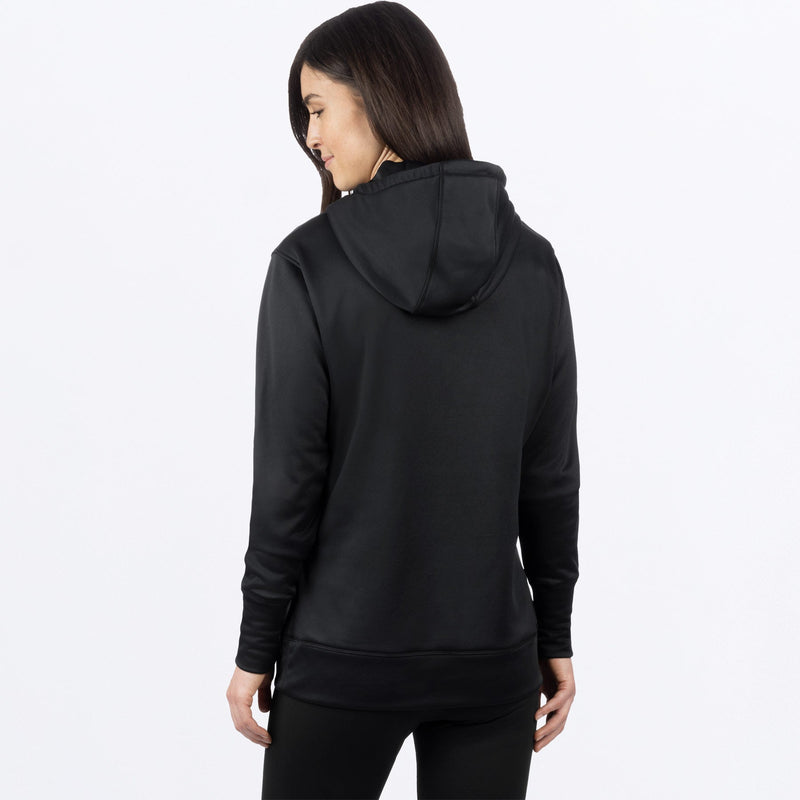 Chargez l'image dans la visionneuse de la galerie, PodiumTech_PO_Hoodie_W_BlackMutedMelon_241215-_1093_Back
