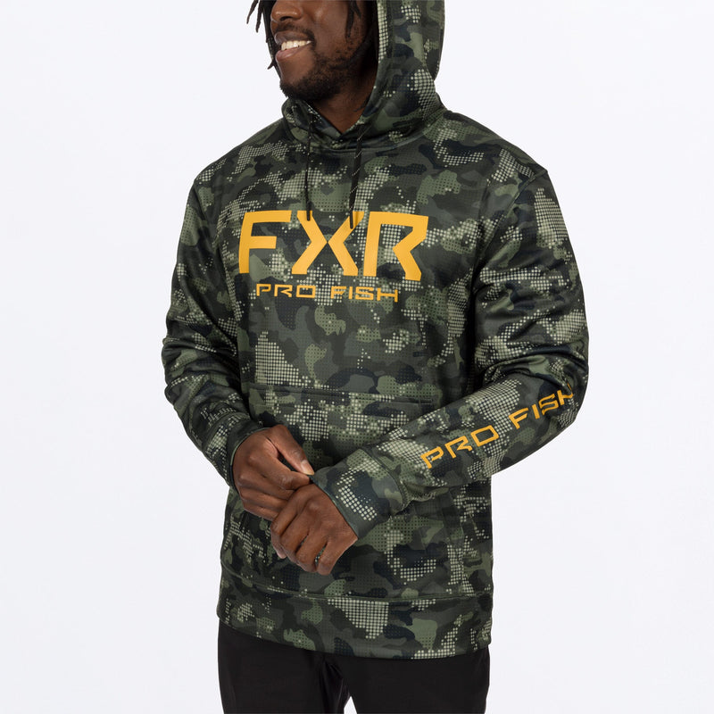 Chargez l'image dans la visionneuse de la galerie, MProFishTechPO_Hoodie_ArmyDriftCamoGold_SKU_262037-_7662_Extra3

