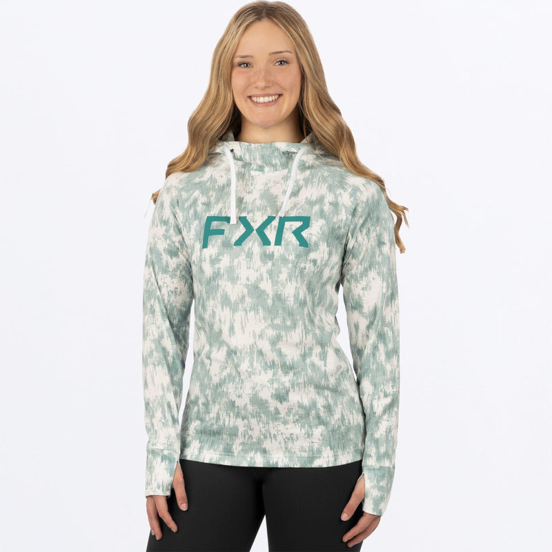 Chargez l'image dans la visionneuse de la galerie, Trainer_Lite_Pullover_Hoodie_W_CreamTealFiber_232214-_0155_front
