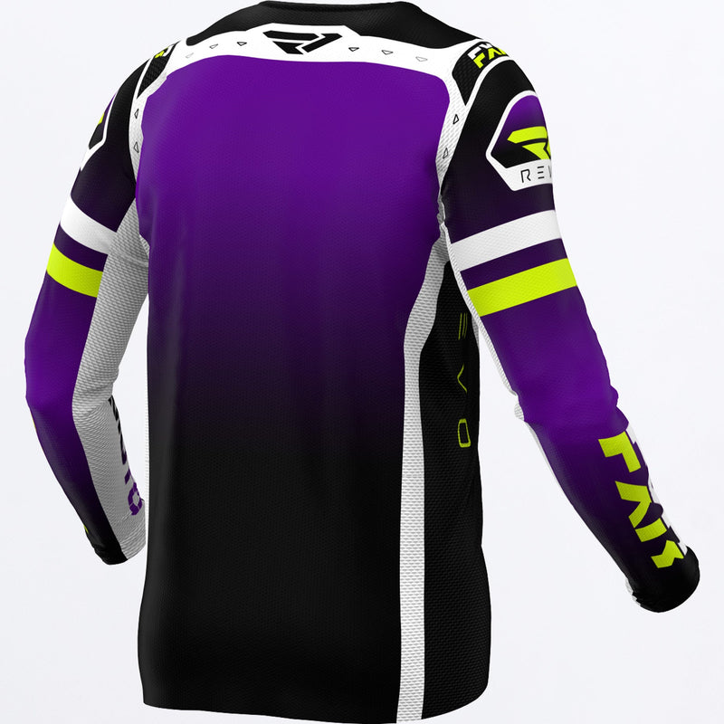 Chargez l'image dans la visionneuse de la galerie, RevoProMX_LEJersey_PurpleReign_233330-_8065_back**hover**
