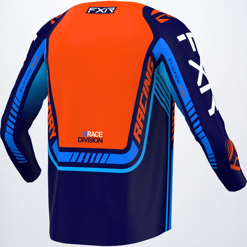 Chargez l'image dans la visionneuse de la galerie, ClutchPro_MXJersey_OrangeNavy_233327-_3045_back
