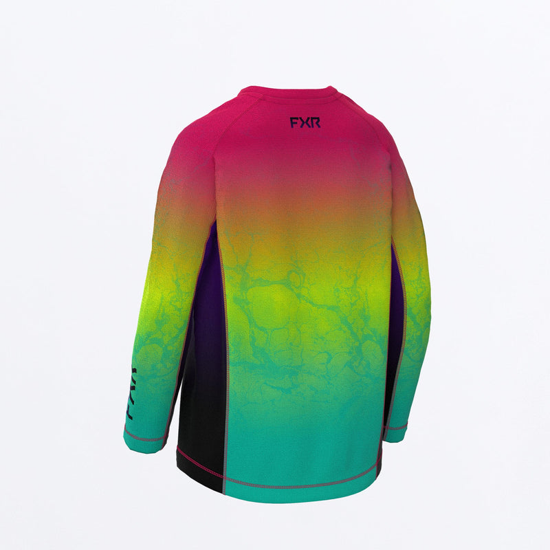 Chargez l'image dans la visionneuse de la galerie, Toddler_Attack_UPF_Longsleeve_Y_SherbertRipple_232274_5294_back**hover**
