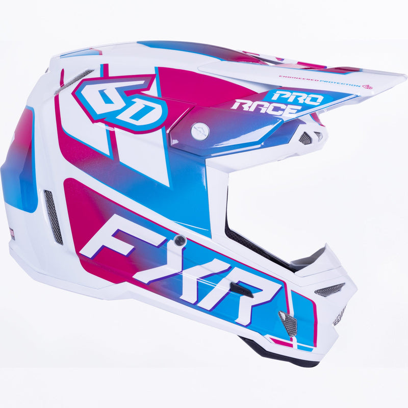 Chargez l'image dans la visionneuse de la galerie, 6DATR-3_Helmets_BlueRazzWhite_SKU_250610-_4028_Extra2
