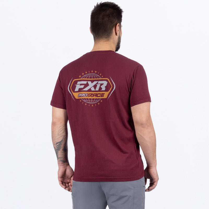 Chargez l'image dans la visionneuse de la galerie, RaceDiv_Prem_Shirt_M_MerlotMustard_251319_2760_Back
