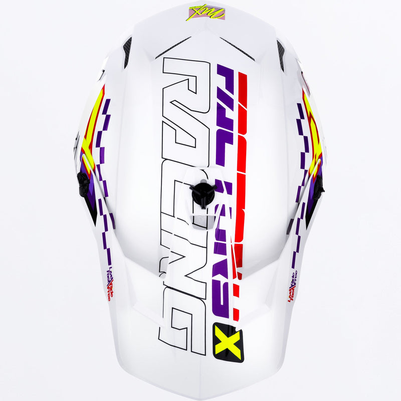 Chargez l'image dans la visionneuse de la galerie, ClutchRaceDivMX_Helmet_WhitePurpleRed_SKU_260619-_0180_Extra3
