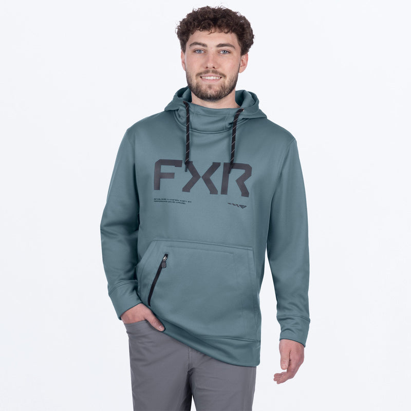 Chargez l'image dans la visionneuse de la galerie, MHydrogenTechPO_Hoodie_Steel_SKU_261139-_0300_Front

