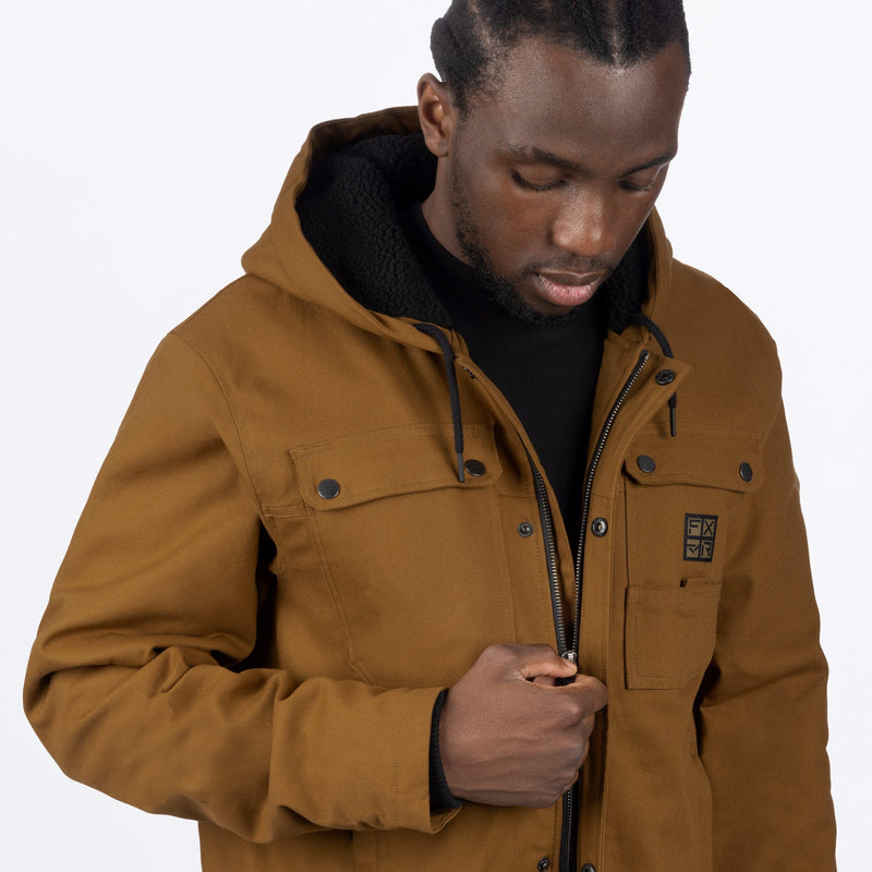 Chargez l'image dans la visionneuse de la galerie, UnisexRoughneckCanvas_Jacket_Copper_SKU_242061-_1900_Extra4
