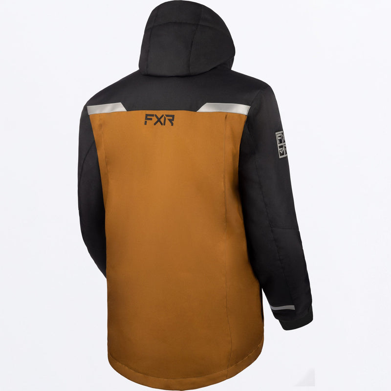 Chargez l'image dans la visionneuse de la galerie, ExcursionIcePro_Jacket_M_CopperBlack_240040-_1910_back
