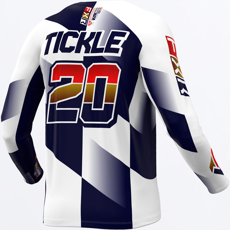Chargez l'image dans la visionneuse de la galerie, CustomRevoDaytona_MXJersey_MidnightWhite_253333-_4701_back
