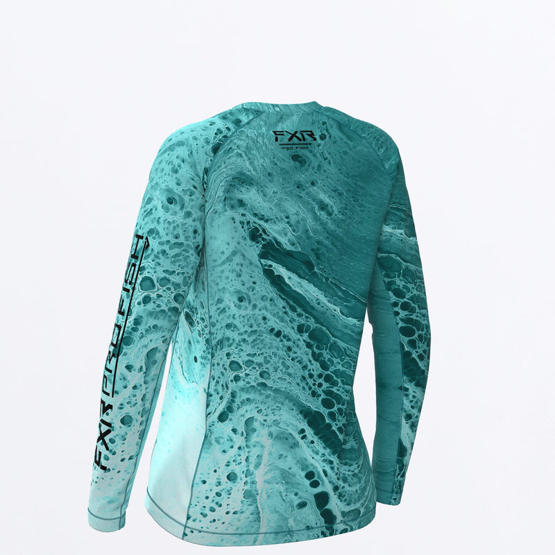 Chargez l'image dans la visionneuse de la galerie, Derby_UPF_Longsleeve_W_HighTideTeal_232249_5600_back
