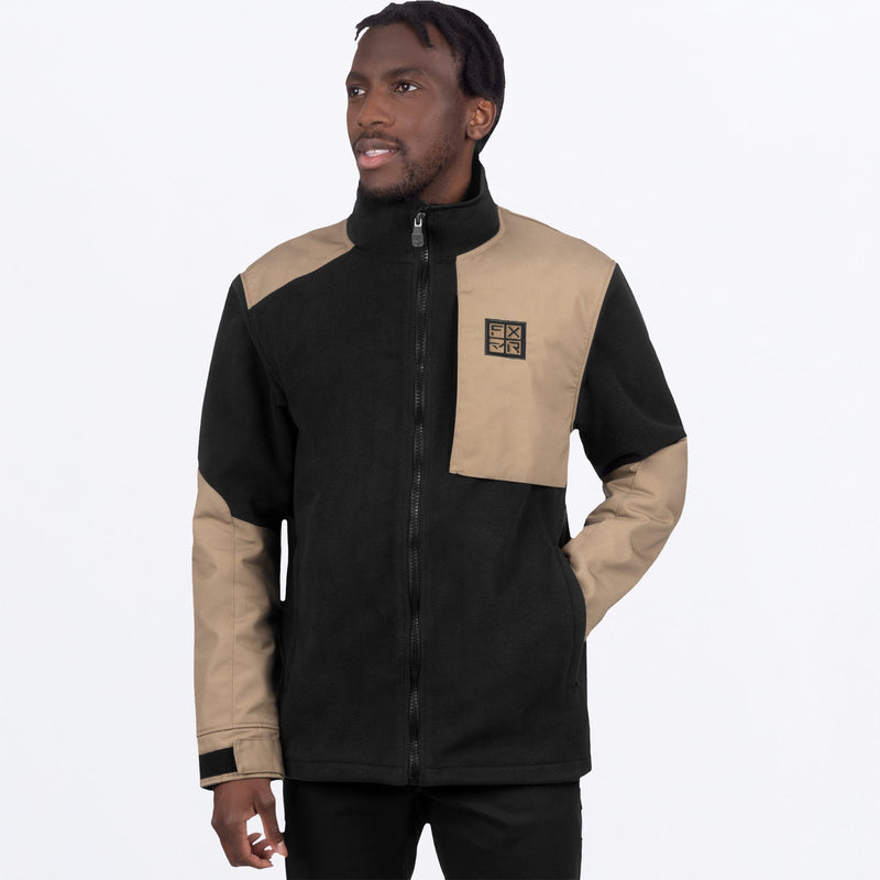 Chargez l'image dans la visionneuse de la galerie, GrindFleece_Jacket_M_BlackCanvas_231107-_1015_front
