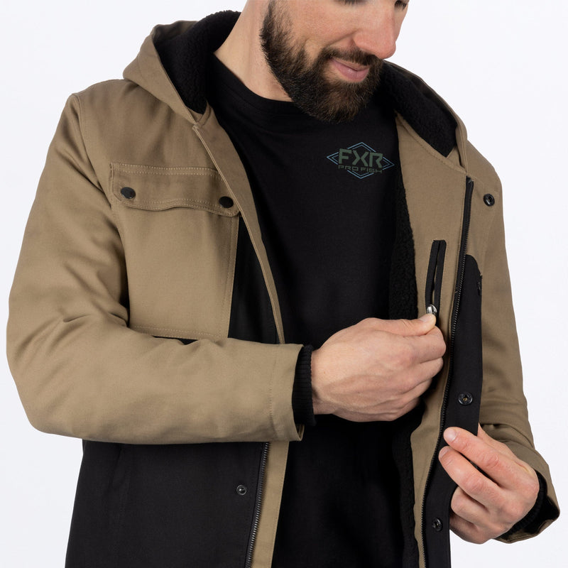 Chargez l'image dans la visionneuse de la galerie, UnisexRoughneckCanvas_Jacket_CanvasBlack_SKU_242061-_1510_Extra2
