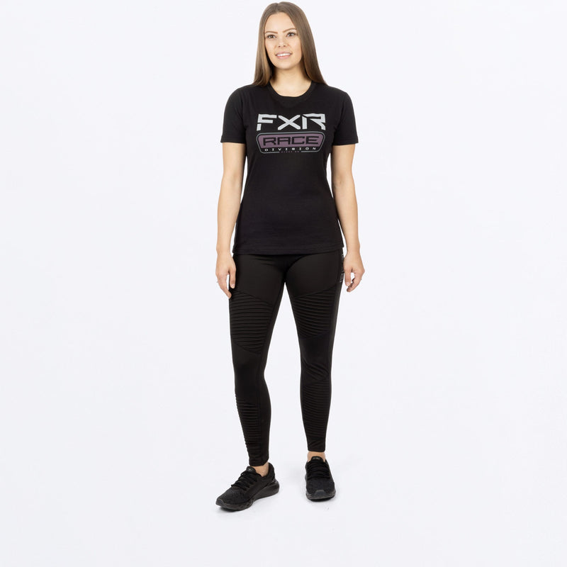 Chargez l'image dans la visionneuse de la galerie, RaceDivPrem_TShirt_W_BlackMutedGrape_241415-_1084_Fullbody
