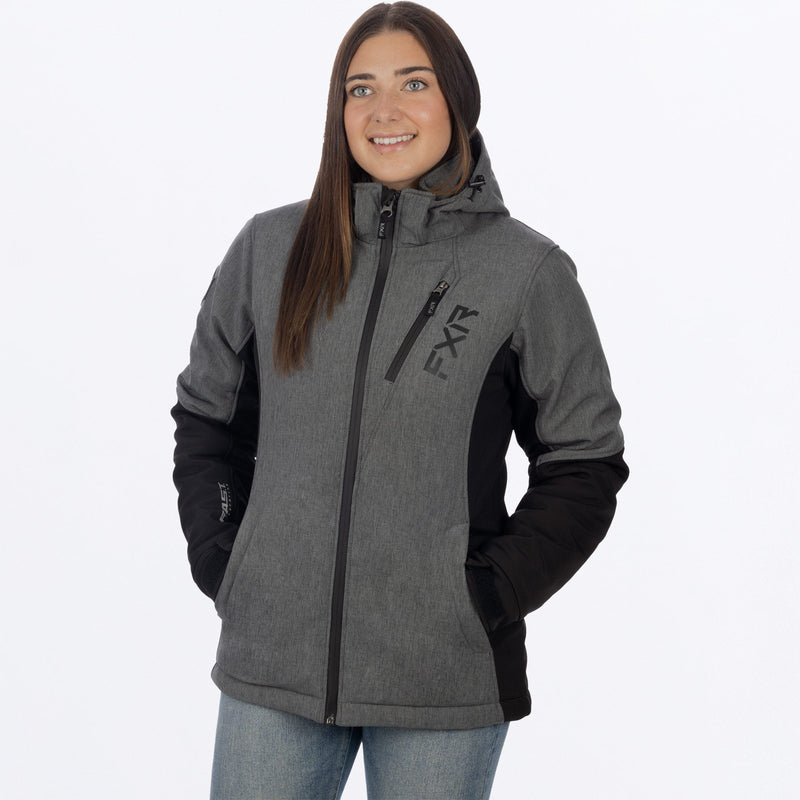 Chargez l'image dans la visionneuse de la galerie, VerticalProIns_SSJacket_W_GreyHthrBlack_231004-_0710_front
