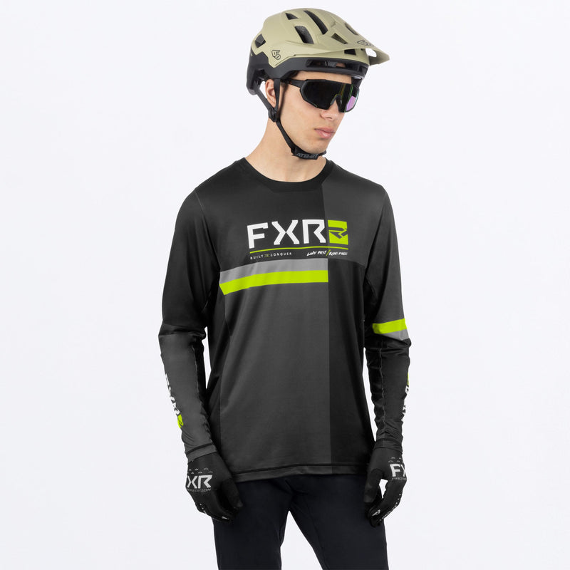 Chargez l'image dans la visionneuse de la galerie, MProFlexUPFLS_Jersey_BlackHiVis_SKU_243500-_1065_Front
