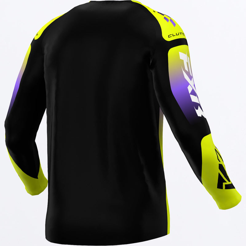 Chargez l'image dans la visionneuse de la galerie, YthClutchMX_Jersey_HiVisBlackPurple_SKU_263306-_6510_Extra
