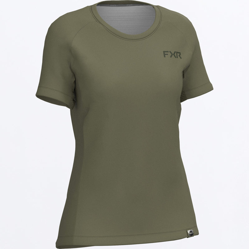 Chargez l'image dans la visionneuse de la galerie, AttackUPF_TShirt_W_Moss_252269-_7900_side
