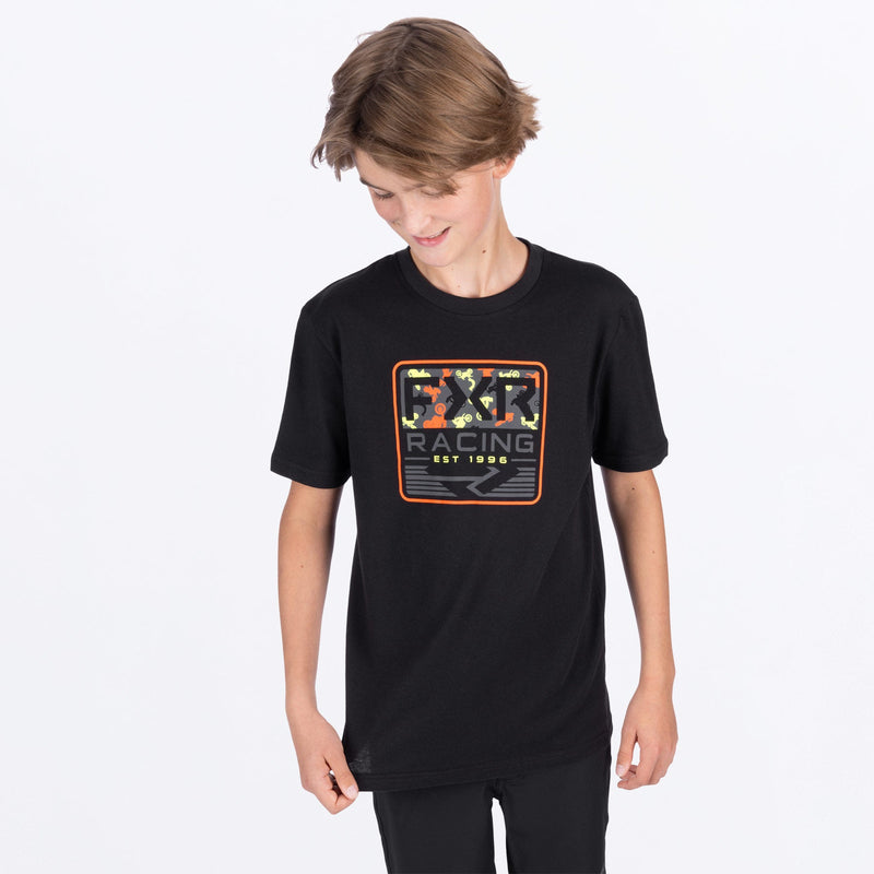 Chargez l'image dans la visionneuse de la galerie, EmblemPremium_TShirt_Y_BlackDirtBike_251532-_1026_side
