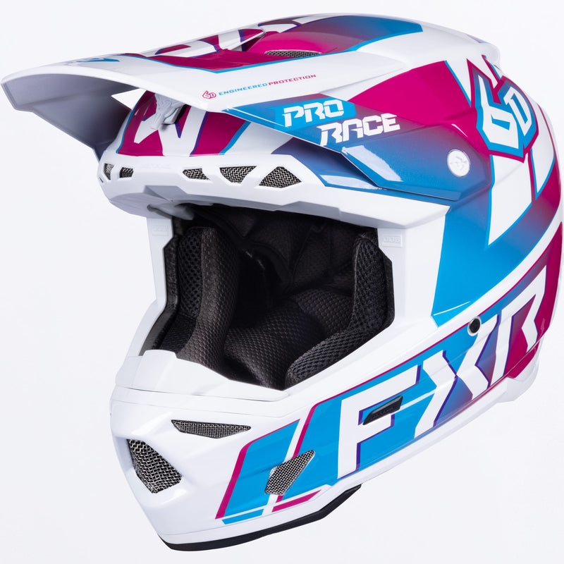Chargez l'image dans la visionneuse de la galerie, 6DATR-3Y_Helmet_BlueRazzWhite_SKU_250611-_4028_Front
