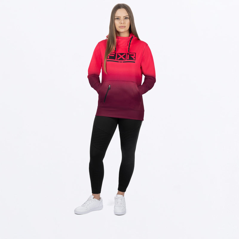 Chargez l'image dans la visionneuse de la galerie, PodiumTech_PO_Hoodie_W_RazzMerlotFade_241215-_2827_Fullbody
