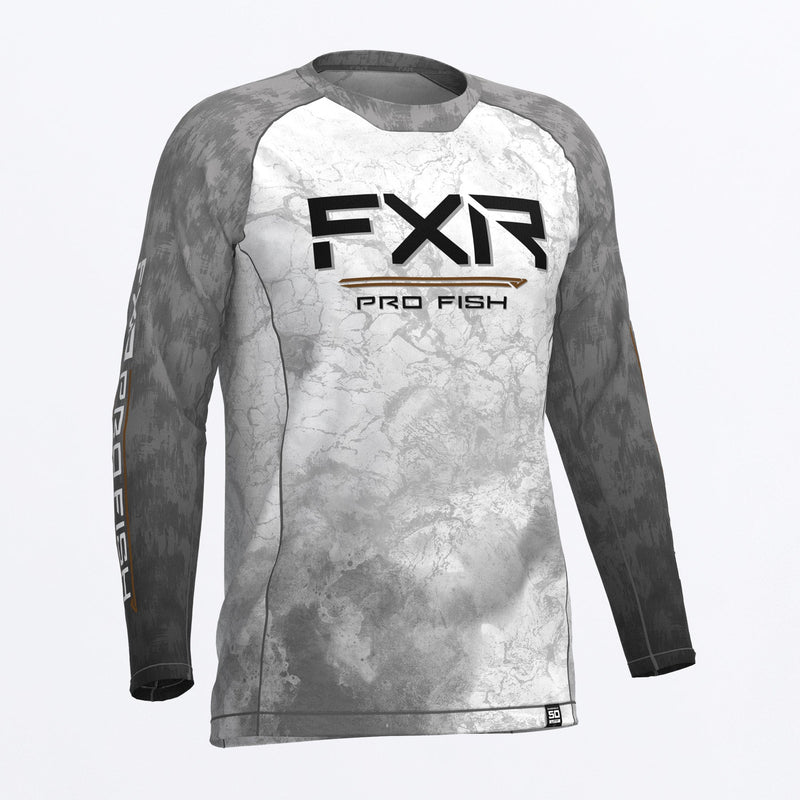 Chargez l'image dans la visionneuse de la galerie, M_Derby_Air_UPF_Longsleeve_grey_ripple_copper_232086_0719_front
