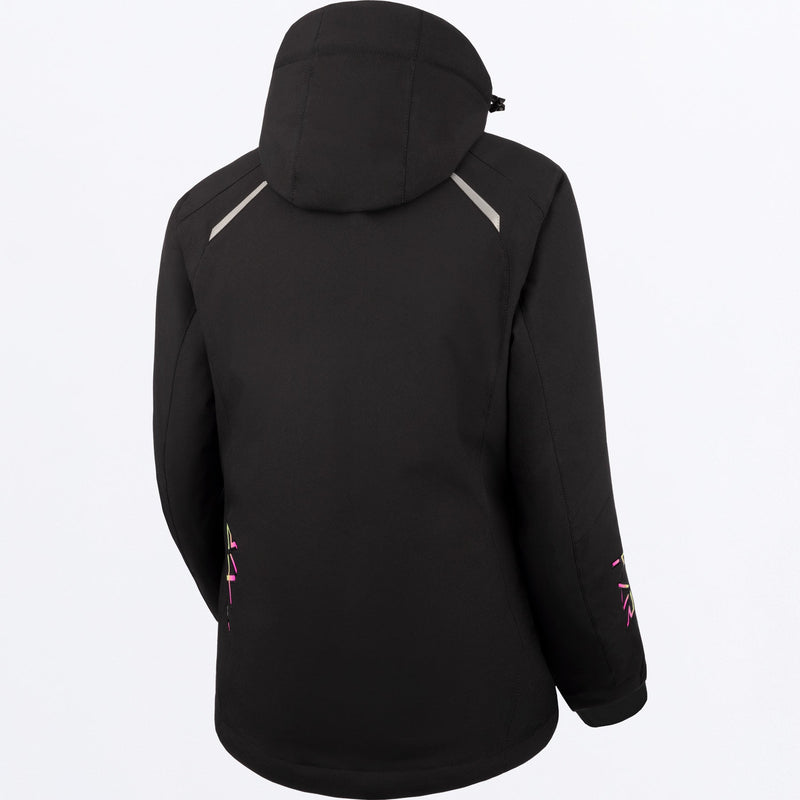 Chargez l'image dans la visionneuse de la galerie, Pulse_Jacket_W_BlackKiwiEPink_230227-_1072_back
