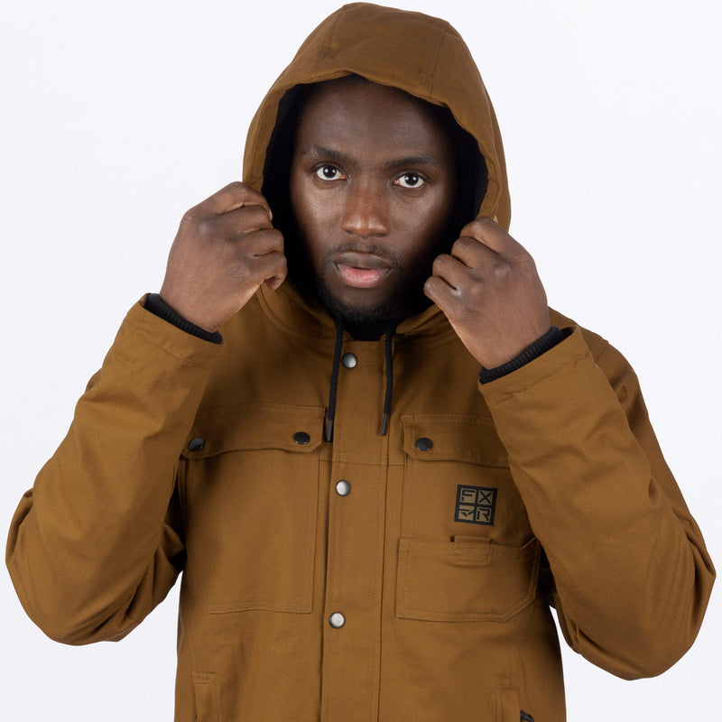Chargez l'image dans la visionneuse de la galerie, UnisexRoughneckCanvas_Jacket_Copper_SKU_242061-_1900_Extra3
