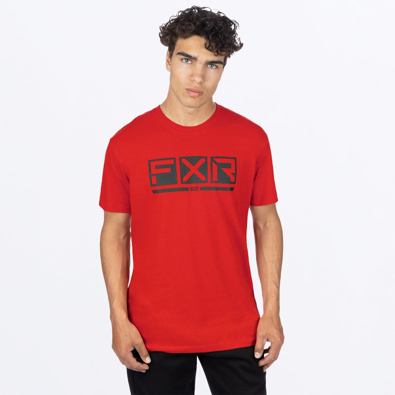 Chargez l'image dans la visionneuse de la galerie, Podium_Prem_Shirt_M_RedHeatherBlack_241322_2110_side
