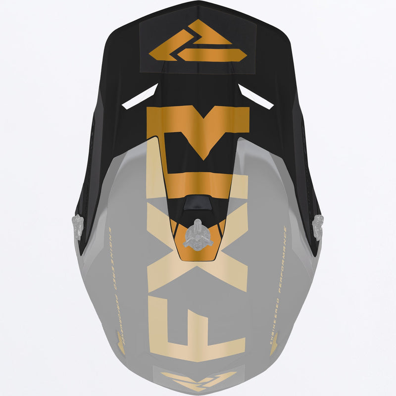 Chargez l'image dans la visionneuse de la galerie, ClutchEvoLE_HelmetPeak_BlackGold_221729-_1062_front**hover**

