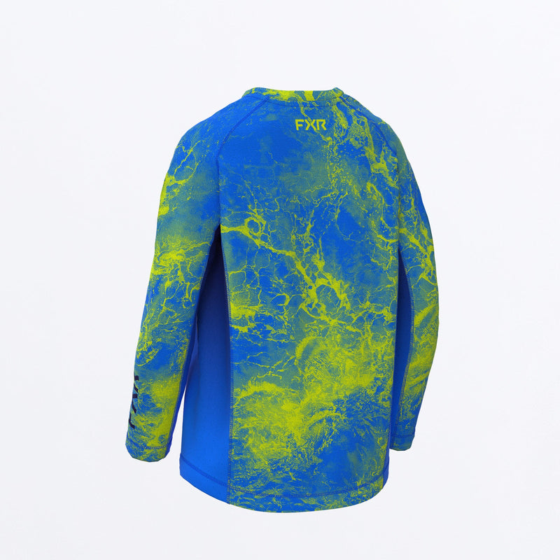 Chargez l'image dans la visionneuse de la galerie, Toddler_Attack_UPF_Longsleeve_Y_BluehivisRipple_232274_4166_back
